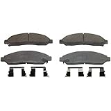 Wagner ThermoQuiet QC1039 Ceramic Disc Pad Set With Installation Hardware, Front