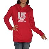 Burton Girls Warm Pullover Surf & Skate Hoodie Sweatshirt Jacket - Red