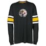 Pittsburgh Steelers End of Line Long Sleeve Top, Large