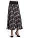 Isda & Co Women's Double Plaid Skirt, Plaid, Large