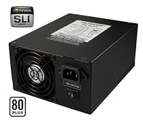 PC Power and Cooling S75QB Silencer 750W Quad (Black) power supply, SLI and 80+ Certified