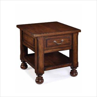 Magnussen T1678-03 Lewiston Chestnut Finish Wood Rectangular End Table
