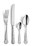Amefa Monogram Kings Cutlery Set Stainless Steel 44 Piece