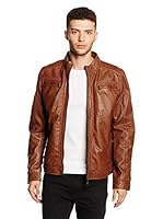 STONES Cazadora Piel (Cognac)