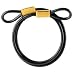 Master Lock 78DPF Looped Cable, 6-Foot x 3/8-Inch