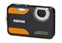 Pentax Optio WS80 10MP Waterproof Digital Camera with 5x Internal Optical Zoom and 2.7-inch LCD (Black and Orange)