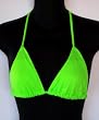 Juniors - Fully Lined Adjustable Triangle Swim Top. 9 Solid Colors. Sizes S - XL