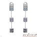 Koesia! Made in Italy Beautiful Hand-Made Earrings 4.35ctw Super Clean GH/VS Diamonds, Iolites, Tanzanites and Topazes Made with 18K Gold