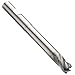 Niagara Cutter STRN430 Carbide Square Nose End Mills, Inch, Weldon Shank, AlCrN Finish, Roughing and Finishing Cut, 30 Degree Helix, For Use With Cast Iron, Copper, Steel/Steel Alloys