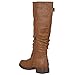 Journee Collection Womens Regular Sized and Wide-Calf Buckle Knee-High Riding Boot