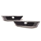 03-07 Infiniti G35 Coupe Front Bumper Side Marker Lights - Black Clear by Empire Covers