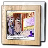 Londons Times Funny Cow Cartoons - Al Cowpone And Notorious Moooofia Gang - Tile Napkin Holders