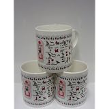 Hieroglyph Bone China Mug
