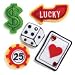 KI Memories - Puffies Collection - 3 Dimensional Fabric Stickers with Gem Accents - Las Vegas