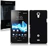 SONY XPERIA T GUMMIERTES HARDSKIN H�LLE (SCHWARZ)