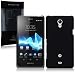 SONY XPERIA T GUMMIERTES HARDSKIN H�LLE (SCHWARZ)