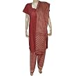 Punjabi Salwar Kameez Cotton Printed Dress Size M (slk451)