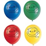 Curious George 12in Balloons 8ct