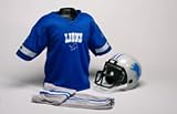 Youth Detroit Lions Team Helmet and Uniform Set by Franklin Sports