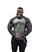 Barbell 1 V-Taper Soft Triblend Muscle Hoodie – Look More Muscular (M, Light/Dark Heather Grey)