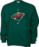 Minnesota Wild -Green- Primary Logo Crewneck Sweatshirt
