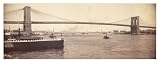 Historic New York 1896 Brooklyn Bridge, Panorama