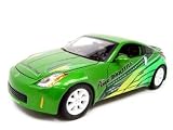 Nissan 350z Green Fast & Furious 3 Movie 1:18 Diecast Model