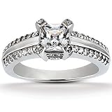0.43 CT DIAMOND SEMI MOUNT ENGAGEMENT RING SETTING 14K