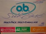 O.b. Silk Ease Tampons Multi-pack 40 Ct.