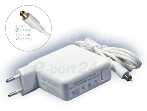 65W Adaptateur chargeur secteur AC Adapter pour ordinateur portable Apple Mac Powerbook G4 15” 17” A1021. De e-port24®