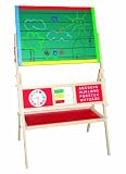 Beluga 30038 - Bunte Standtafel mit Zählrahmen und Lernuhr