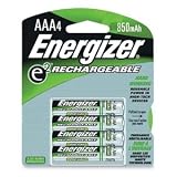 Energizer AAA NIMh Rechargeable Batteries 4 Pack - NH12BP4