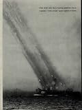 "A Navy LCT(R) - 197 looks like an exploding ammunition ship as it launches a "rocket serenade" against Japanese on Okinawa." ..... 1945 LIFE Magazine Picture, A3007A
