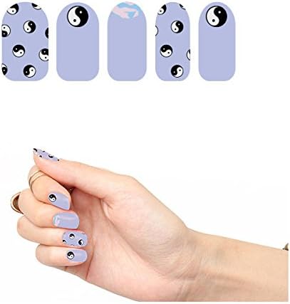 Tattify Yin Yang Nail Wraps - Soft Grunge (Set of 22)