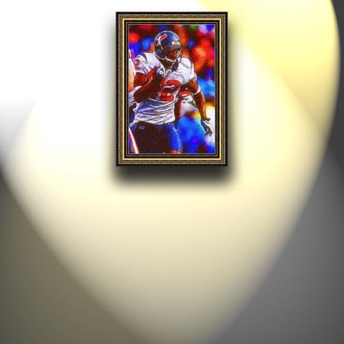 Completely Handpainted American Football Sport Painting, Custom Order FL4343, Oil on Canvas, with Option to Paint Jerry, Brett & Co. from Any Other Favorite Photograph or Picture, Unframed, Size 23'' x 35