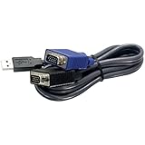 TRENDnet USB VGA KVM Male to Male Cable, 6 Feet, TK-CU06