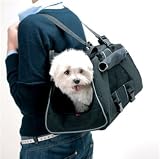 JET SET Sherpa Pet Carrier By Petego-color-black / Size-medium 19.7