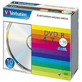 三菱化学メディア｜三菱化学メディア DVD-R 4.7GB PCデータ用 16倍速対応 10枚スリムケース入り シルバーディスク DHR47J10V1