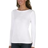 Merona Ballet Neck Rib Tee - True White