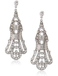 Ben-Amun Jewelry "Crystal Deco" Crystal Drop Earrings