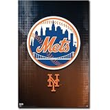 New York Mets (Logo) Sports Poster Print - 22x34