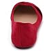 Ollio Women's Shoe Twist Decorative Ribbon Faux Suede Ballet Cute Comfort Flat