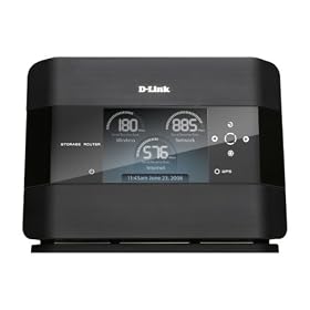 D-link Wireless N Storage Router With Colour Screen and 4 Port Gigabit Switch