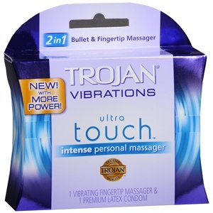 TROJAN ULT TOUCH VIB MASSAGER 1EA