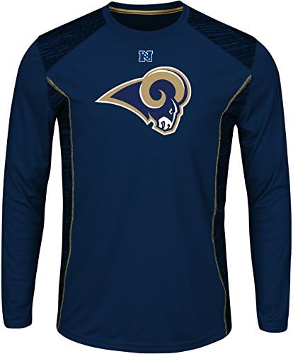 NFL LA Rams Women's Full Support Program Long Sleeve Crew Neck Tee