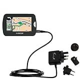 International Wall / AC Charger for the Amcor Navigation GPS 4300 - Gomadic Brand w/ TipExchange Technology