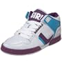 Osiris Women's NYC 83 Girls Skateboarding Shoe,White/Purple/Cyan,7