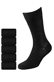 5 Pairs of Reinforced Heel & Toe Socks