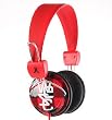 Wesc Conga Headphones Black Red Check Pattern