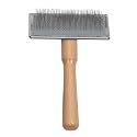 Wooden Handle Slicker Soft Dog & Cat Grooming Brush Small